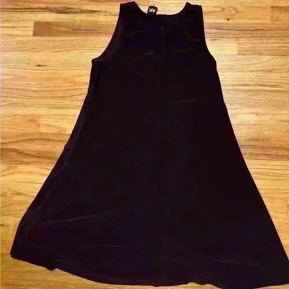 Anne Klein Sleeveless A Line Dress in Stretch Fabric Size 10 Plum NWOT - Picture 3 of 4